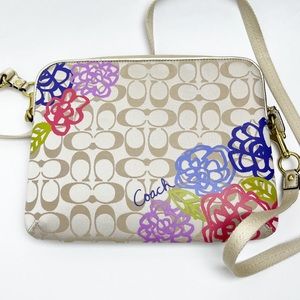 Coach Daisy Applique iPad / Tablet Crossbody Case